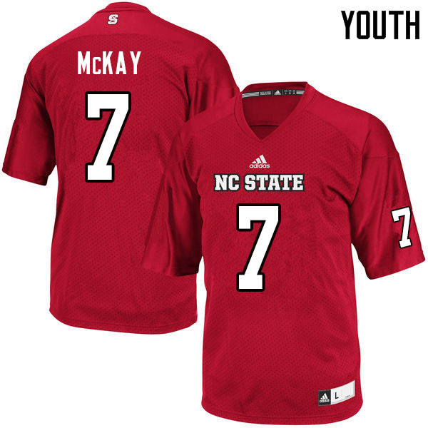 Youth #7 Matthew McKay NC State Wolfpack College Football Jerseys Sale-Red